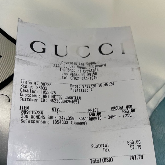 Gucci Tennis Shoe - Picture 2 of 4